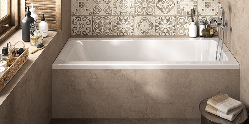 VASCA RETTANGOLARE IN ACRILICO SERIE CONNECT IDEAL STANDARD 170x70 CM - De  Meo Ceramiche