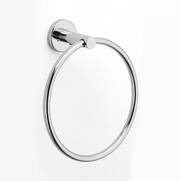 PORTA SALVIETTE AD ANELLO CROMO LUCIDO