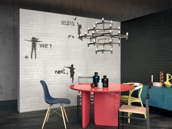 PIASTRELLA GRES PORCELLANATO STREET WHITE MATT 60X120 - immagine 2