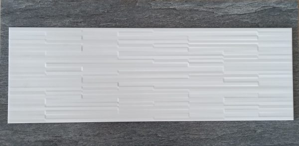 PIASTRELLA CHROMATICAL BLANCO MURAL 25X75 "UNDEFASA"